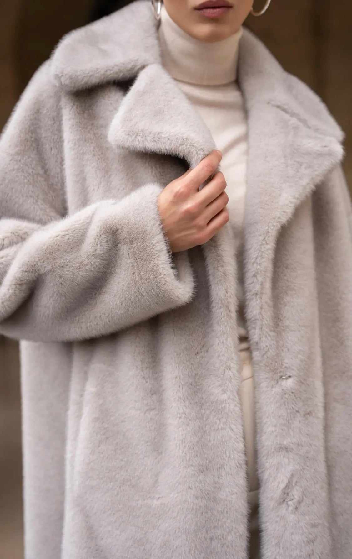 Luxury Faux Fur Coat