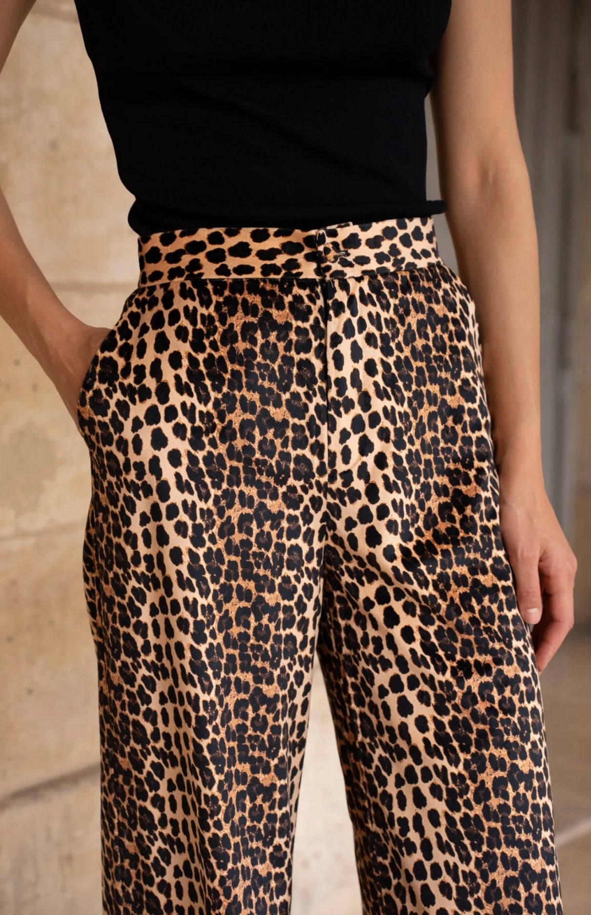 Leopard Velvet Trouser - AW Trending
