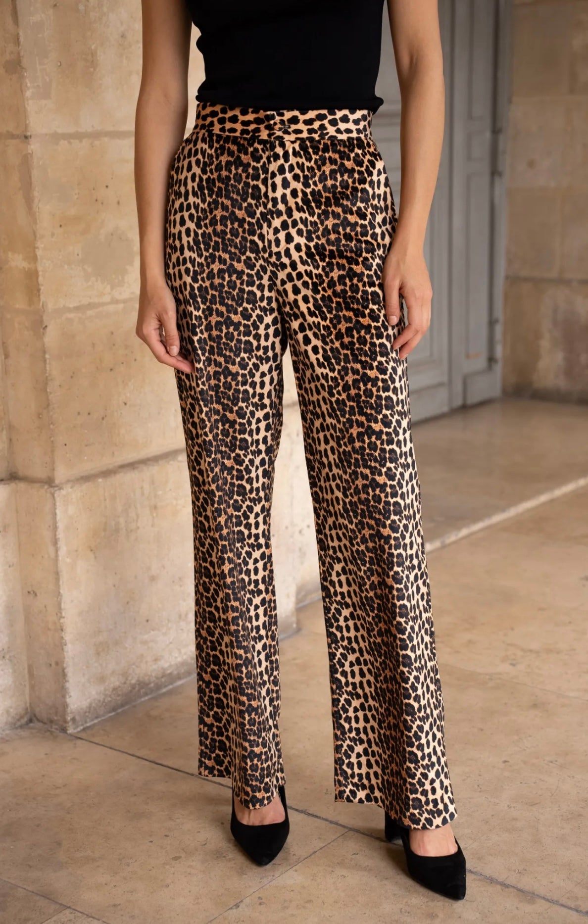 Leopard Velvet Trouser - AW Trending
