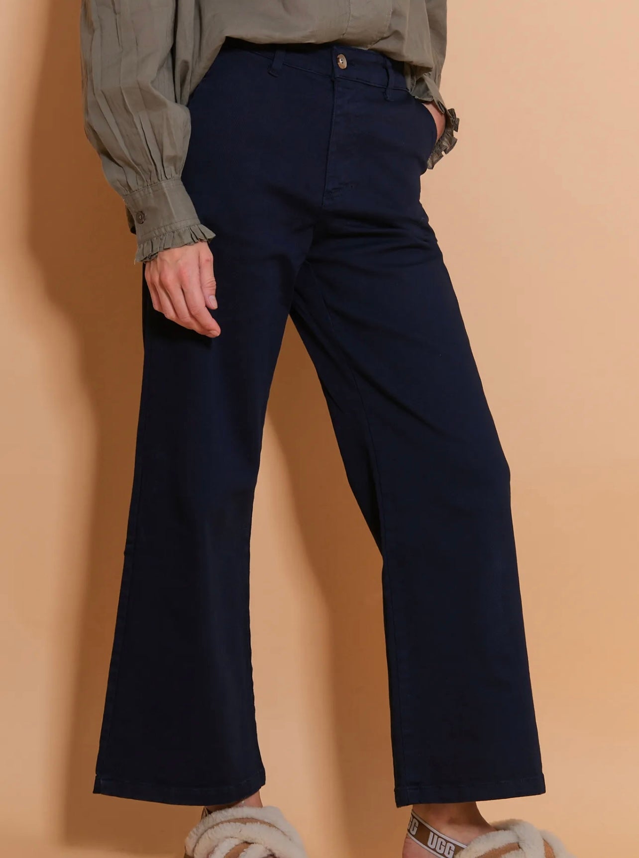 Pia Trouser - Navy