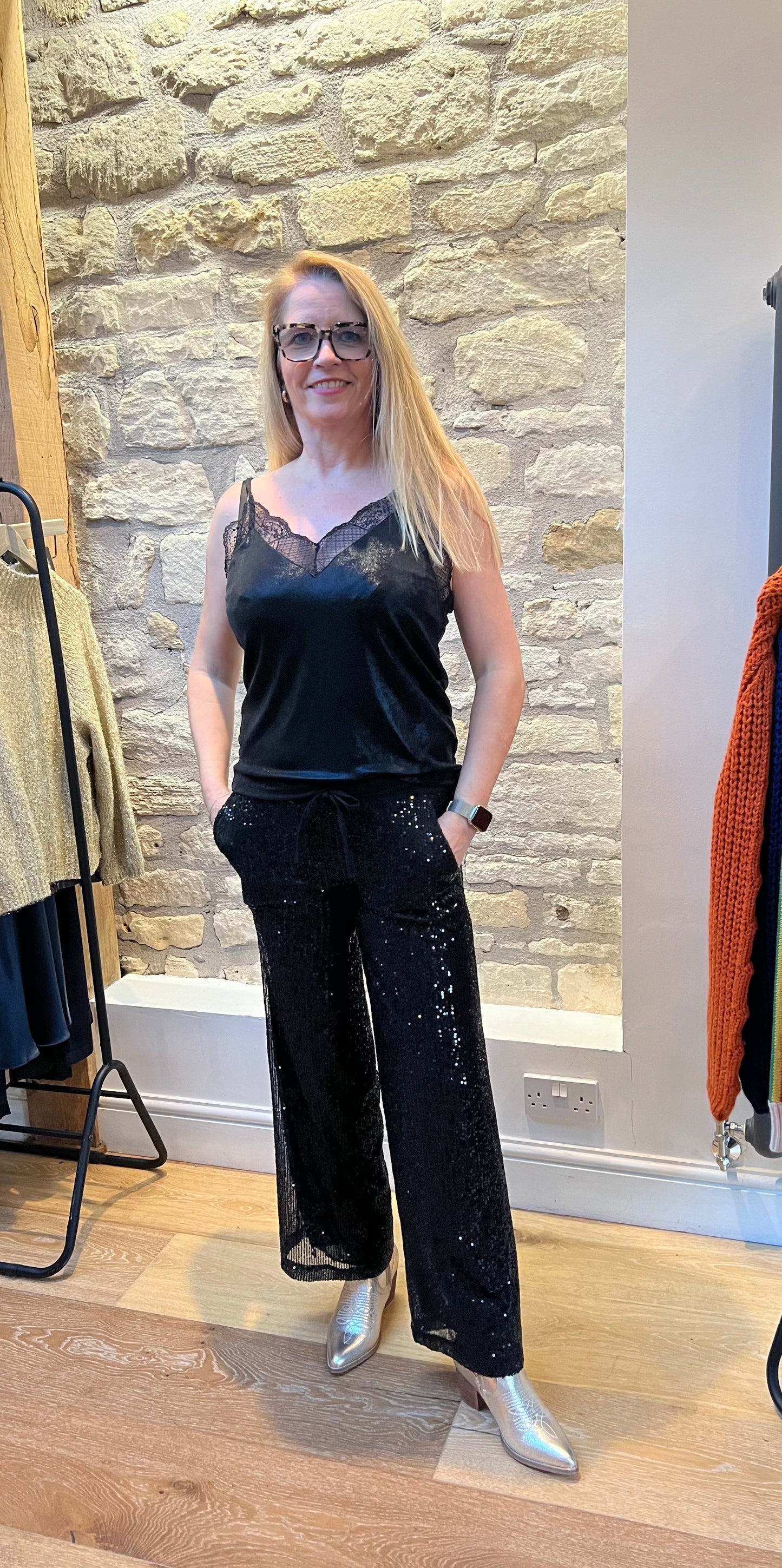 Sequin Trousers