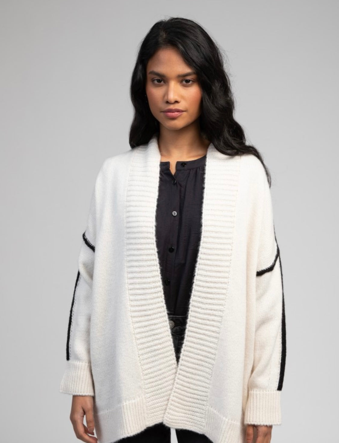 Laura Contrast Cardigan