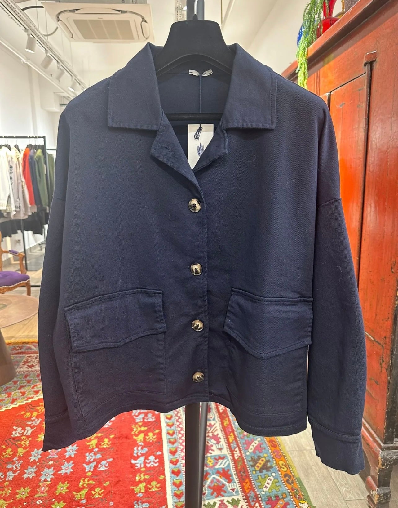 Valerie Navy Jacket